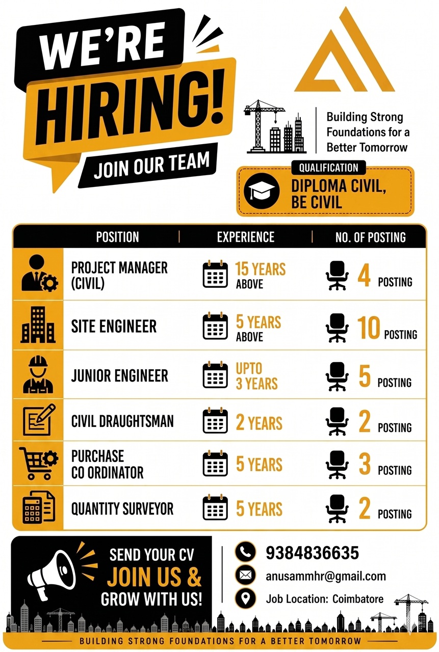 We Are Hiring Flyer